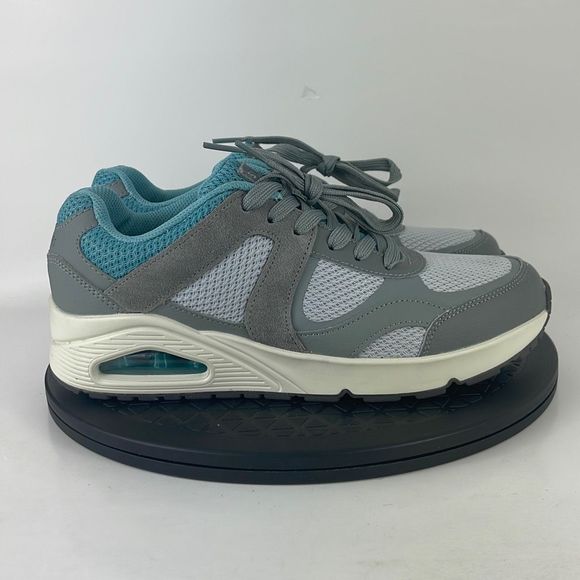 Skechers Uno Tripik Gray/Blue Athletic Running Shoes 52457 Men’s Size 7 - Picture 4 of 12